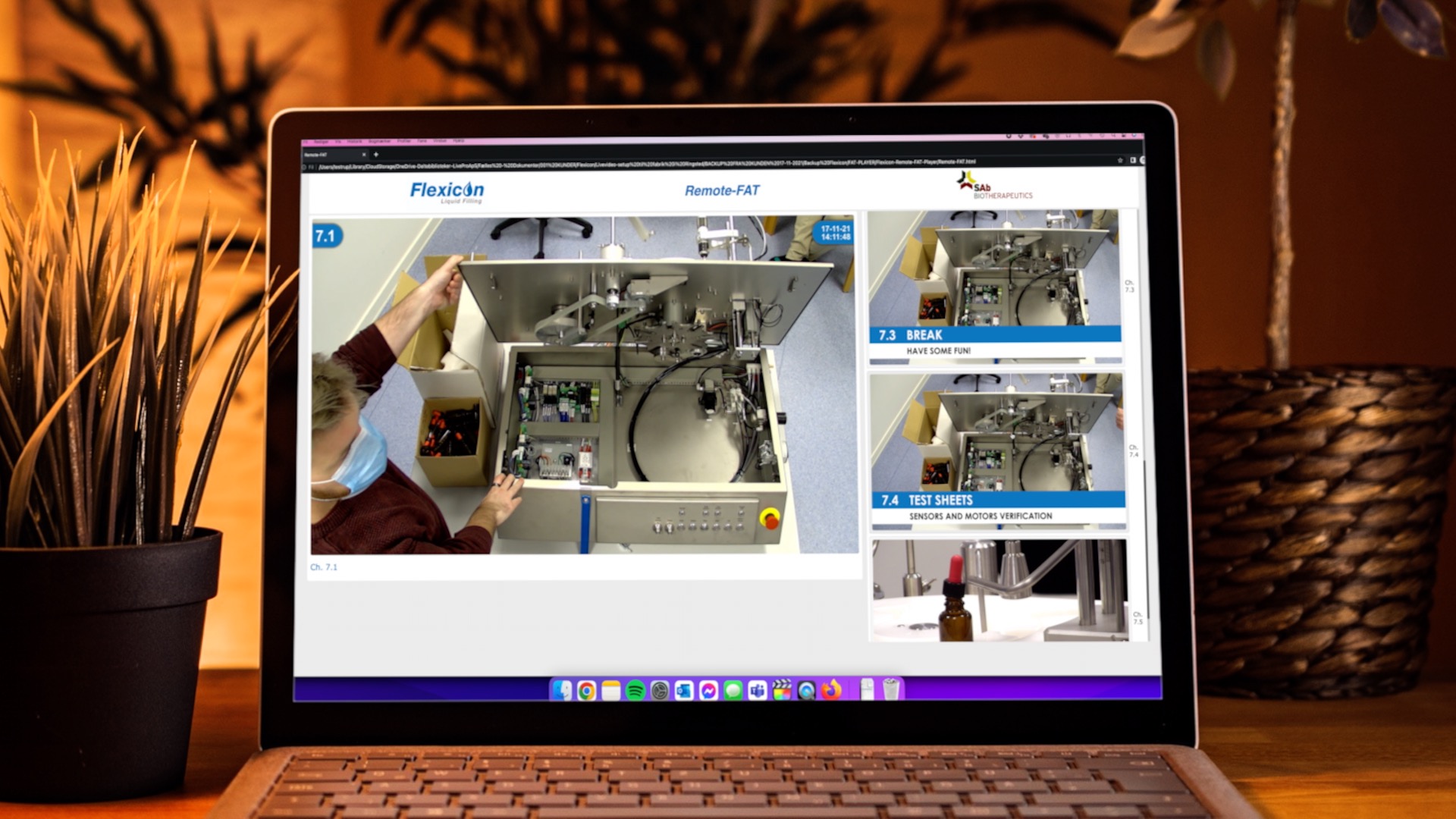Videoløsning til live remote FAT Videoløsning til live remote FAT
