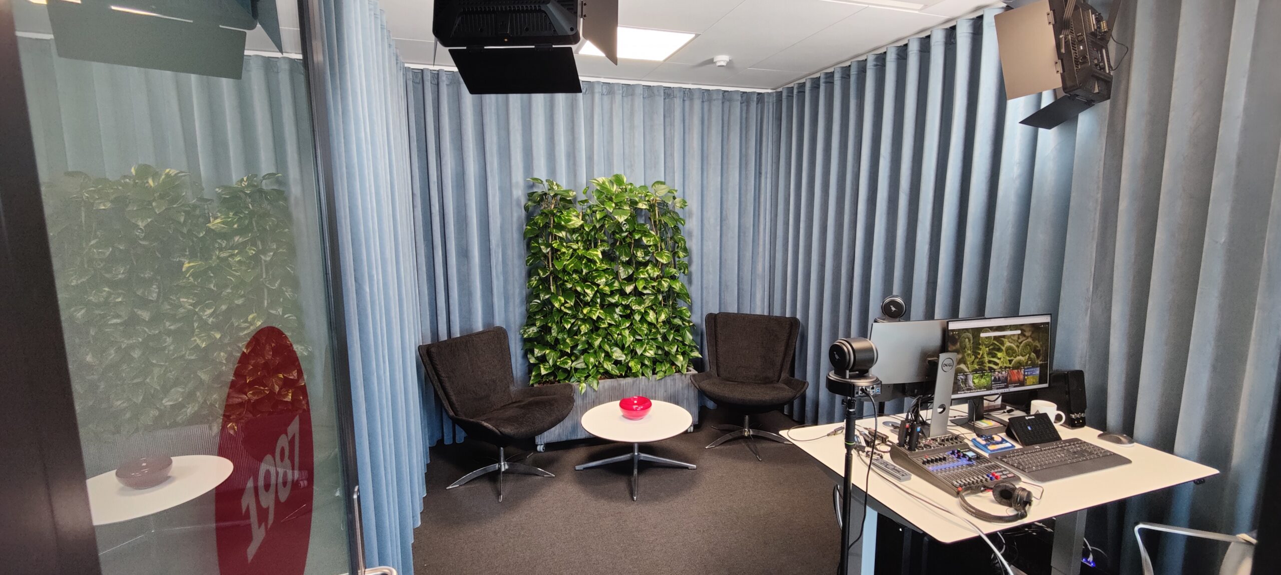 Indretning af videostudie Indretning af videostudie