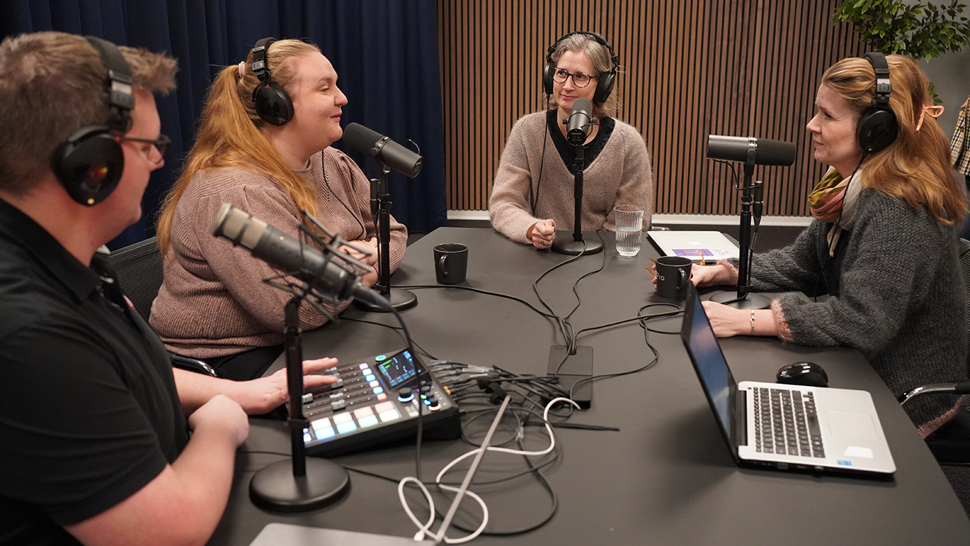 Optagelse af podcast Optagelse af podcast