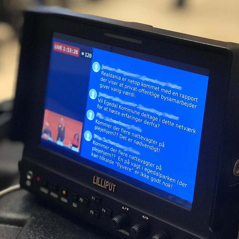 livestreaming af borgermøder